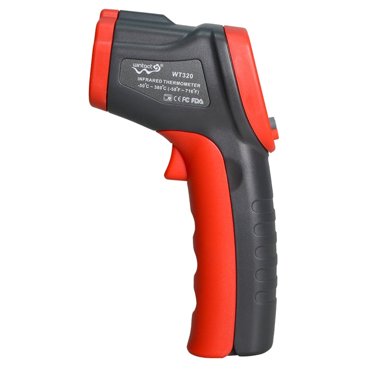 Wintact WT320 -50 gradi C ~ 380 gradi C Termometro digitale a infrarossi senza contatto esterno portatile portatile, WT320 Wintact WT320 -50 gradi C ~ 380 gradi C Termometro digitale a infrarossi senza contatto esterno portatile portatile, WT320